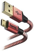 Pirkti Hama Cable USB / Micro USB Red 1.5m - Photo 1