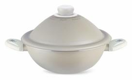 wok keptuves 24 - Pensofal White Diamond Vapsi 24cm (2 Handles W/LID) 6316 - 1 nuotrauka
