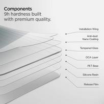 apple ipad 2020 10.2 - Folia ochronna Spigen Grūdintas stiklas SPIGEN GLAS.TR SLIM IPAD 10.2 2019 - 3 nuotrauka