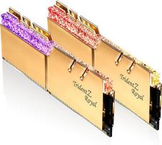 3600mhz ddr4 ram - G.Skill DDR4 - 32 GB -3600 - CL - 16 - Dual Kit, Trident Z Royal (auksinis, F4-3600C16D-32GTRGC) - 2 nuotrauka