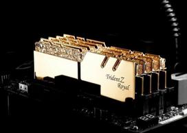 3600mhz ddr4 ram - G.Skill DDR4 - 32 GB -3600 - CL - 16 - Dual Kit, Trident Z Royal (auksinis, F4-3600C16D-32GTRGC) - 3 nuotrauka