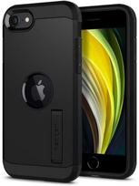 iphone 8 deklas - Spigen Tough Armor Back Case For Apple iPhone 7/8/SE 2020 Black - 1 nuotrauka