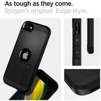 iphone 8 deklas - Spigen Tough Armor Back Case For Apple iPhone 7/8/SE 2020 Black - 6 nuotrauka