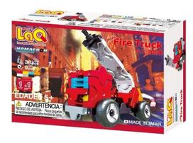 konstruktorius laq - Konstruktorių rinkinys LaQ „Hamacron Constructor Mini Fire Truck“ - 2 nuotrauka