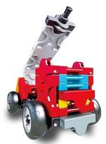 konstruktorius laq - Konstruktorių rinkinys LaQ „Hamacron Constructor Mini Fire Truck“ - 3 nuotrauka