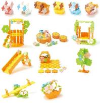 konstruktorius laq - Konstruktorių rinkinys LaQ „Sweet Collection Forest Friends“ - 3 nuotrauka