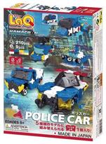 konstruktorius laq - Konstruktorių rinkinys LaQ „Hamacron Constructor Police Car“ - 2 nuotrauka