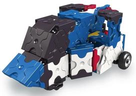 konstruktorius laq - Konstruktorių rinkinys LaQ „Hamacron Constructor Police Car“ - 5 nuotrauka