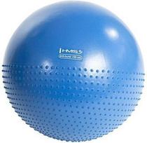 HMS YB03 Half Massage Yoga Ball 55cm Blue + Pump
