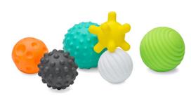 Lavinimo žaislas Infantino Textured Multi Ball Set, 6 vnt.
