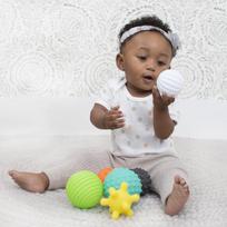 lavinamieji kamuoliukai - Lavinimo žaislas Infantino Textured Multi Ball Set, 6 vnt. - 2 nuotrauka