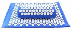 Six7Fit Acupressure Mat With Pillow Blue