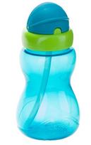 Vaikiška gertuvė Canpol Sport Cup Filp-Top Silicon Straw, 270 ml