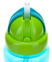 canpol babies gertuve su siaudeliu - Vaikiška gertuvė Canpol Sport Cup Filp-Top Silicon Straw, 270 ml - 3 nuotrauka