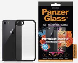 iphone se screen protector - PanzerGlass Screen Protector, Iphone 7/8/se (2020), Tempered anti-aging glass, Juodas/Crystal Clear - 2 nuotrauka