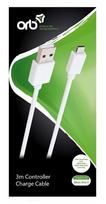 xbox controller cable - ORB Charge Cable - White, 3m (Xbox One) - 2 nuotrauka