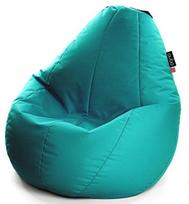 Sėdmaišis Qubo™ Comfort 90 Aqua, gobelenas, šviesiai mėlynas
