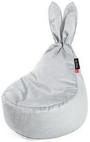 Sėdmaišis Qubo™ Baby Rabbit Lune, šviesiai pilkas