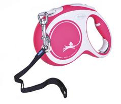 flexi new comfort l - FLEXI New Comfort L Tape 5 m red automatinis pavadėlis - 1 nuotrauka