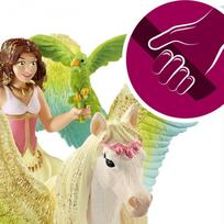 feja figurele - Figūrėlė Schleich Bayala Movie Fairy Surah With Glitter Pegasus 70566 - 3 nuotrauka