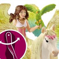 feja figurele - Figūrėlė Schleich Bayala Movie Fairy Surah With Glitter Pegasus 70566 - 4 nuotrauka
