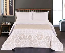 170 210 cm - Lovatiesė DecoKing, smėlio, 170 cm x 210 cm - 2 nuotrauka