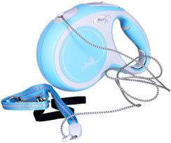 flexi pavadelis 8m m - FLEXI New Comfort M Cord 8m blue automatinis pavadėlis - 2 nuotrauka