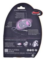 pavadelis flexi classic m 5m - FLEXI automatinis pavadėlis NEW CLASSIC M 5m rožinė juosta - 2 nuotrauka
