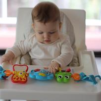 muzikiniai zaislas - PLAYGRO muzikinis vežimėlio žaislas Travel Trio Musical, 0186984 - 12 nuotrauka