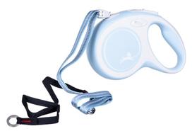 flexi comfort pavadelis 8 m - FLEXI New Comfort S Cord 8 m light blue  automatinis pavadėlis - 4 nuotrauka