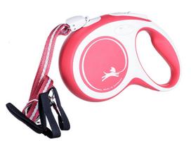 pavadelis flexi m - FLEXI New Comfort M Tape 5 m red  automatinis pavadėlis - 1 nuotrauka