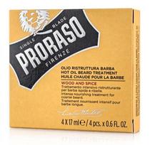 proraso wood spice - Proraso Karštas aliejus barzdos priežiūrai, 4x17 ml - 2 nuotrauka