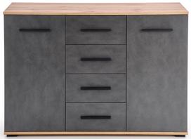 Komoda Halmar Lima KM-4, pilka, 116x40x82 cm