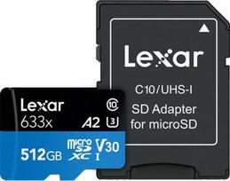 v30 u3 256gb - Lexar 512GB A2 V30 U3 - 1 nuotrauka