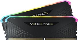 ddr4 ram 16gb 3600 - Corsair Vengeance RGB RS, DDR4-3600, CL18 - 16 GB Dual-Kit, juodas - 1 nuotrauka