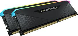 ddr4 ram 16gb 3600 - Corsair Vengeance RGB RS, DDR4-3600, CL18 - 16 GB Dual-Kit, juodas - 3 nuotrauka