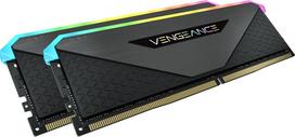 Corsair Vengeance RGB RT, DDR4-3200, CL16 - 16 GB Dual-Kit, juodas