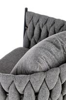 pilka fotel - Fotelis Halmar Avatar, juodas/pilkas, 55 cm x 67 cm x 77 cm - 6 nuotrauka