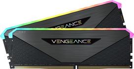 Corsair Vengeance RGB RT, DDR4-3200, CL16 - 32 GB Dual-Kit, juodas