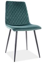 Pirkti Valgomojo kėdė Signal Meble Modern Irys Velvet, žalia - Photo 1