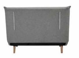 fotelis velvet - Fotelis Signal Meble Spike Velvet, pilkas, 105x90x80 cm - 5 nuotrauka