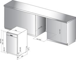 indaplove whirlpool - Whirlpool WSBO 3O34 PF X - 3 nuotrauka
