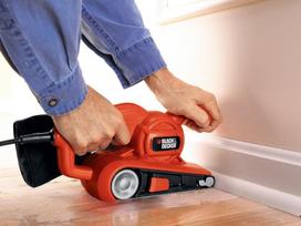 black decker slifuokliai - Elektrinis juostinis šlifuoklis Black & Decker KA86-QS Belt Sander - 3 nuotrauka