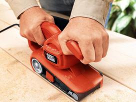 black decker slifuokliai - Elektrinis juostinis šlifuoklis Black & Decker KA86-QS Belt Sander - 6 nuotrauka