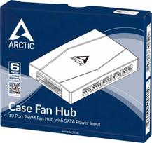 hub - Valdiklis Arctic 10 Port PWM Fan Hub with SATA Power - 9 nuotrauka