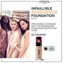 infallible 24h fresh wear - L'Oréal Infaillible 24H Fresh Wear makiažo pagrindas 180 Rose Sand 30ml - 3 nuotrauka