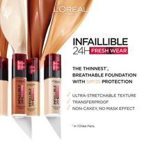infallible 24h fresh wear - L'Oréal Infaillible 24H Fresh Wear makiažo pagrindas 180 Rose Sand 30ml - 4 nuotrauka