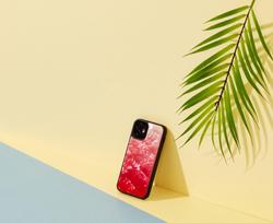 iphone 12 mini case - iKins case for Apple iPhone 12 mini pink lake juodas - 3 nuotrauka