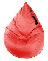 Sėdmaišis Qubo™ Splash Drop, gobelenas, raudonas