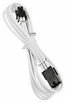 6 pin kabelis - Ilgintuvas BitFenix BFA-MAC-6PEG45WK-RP, balta/juoda, 0.45 m - 2 nuotrauka
